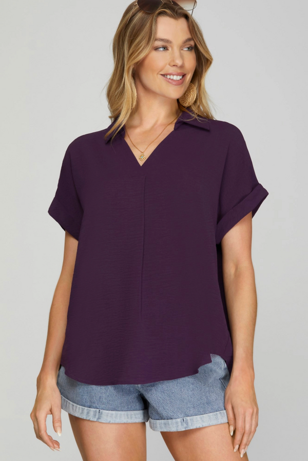 'In Every Way' Top - Purple