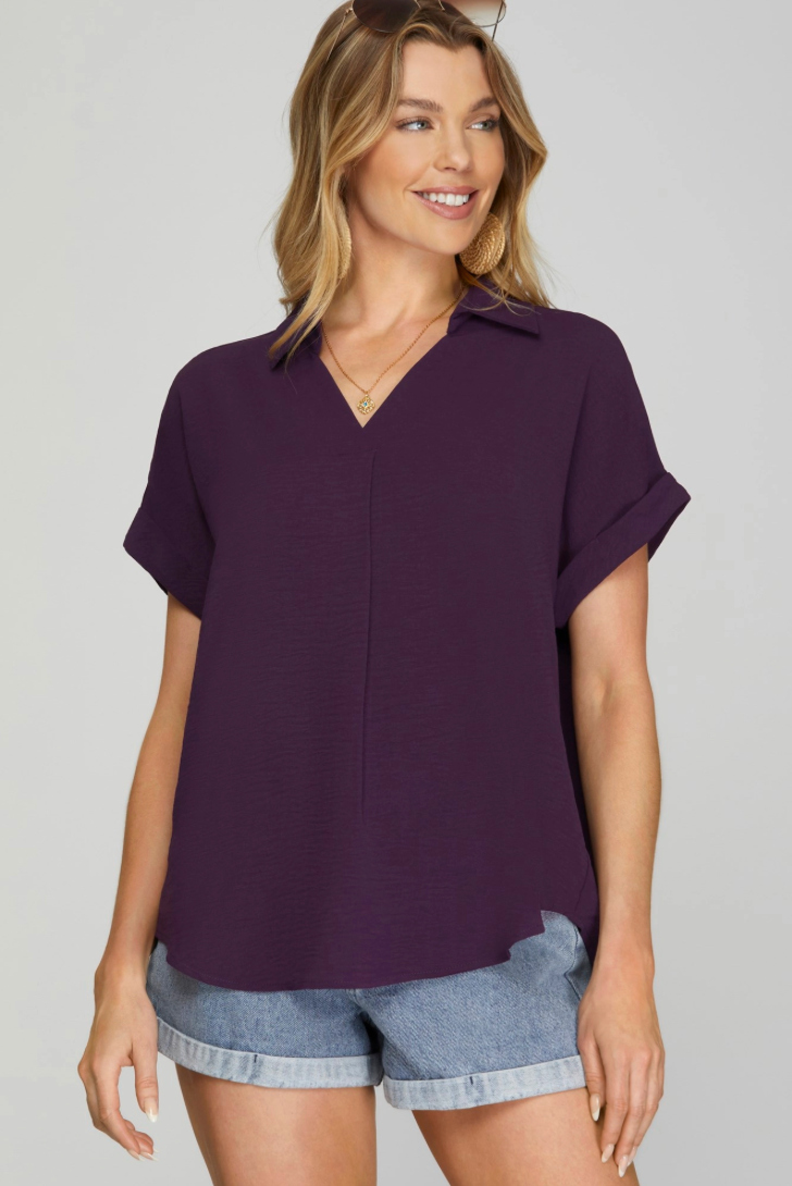 'In Every Way' Top - Purple