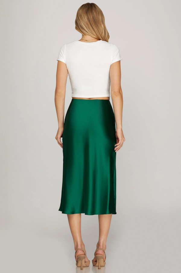 'Time to Shine' Skirt - Green