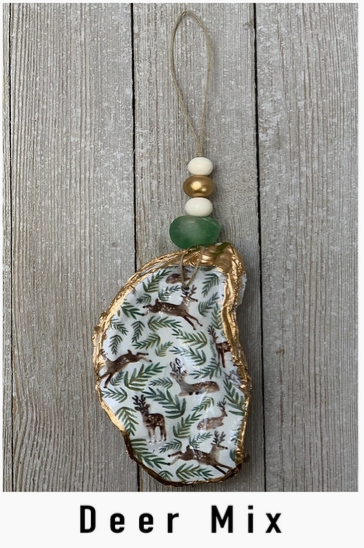 Deer Oyster Ornament
