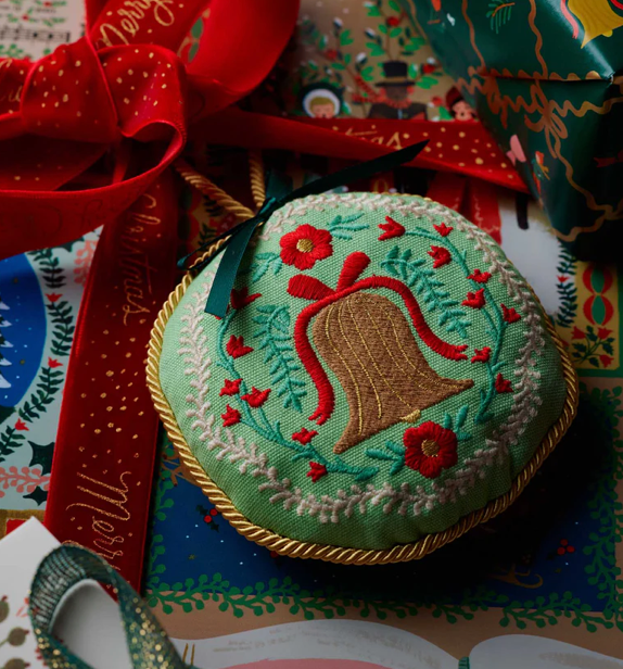 Christmastide Embroidered - Bells | Rifle Paper Co.