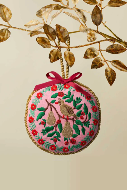 Christmastide Embroidered - Partridge | Rifle Paper Co.