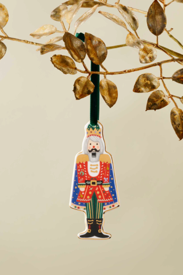 Nutcracker Brigade Porcelain Ornament | Rifle Paper Co.