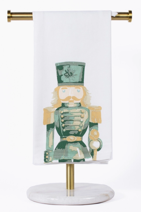 Watercolor Nutcracker Hand Towel