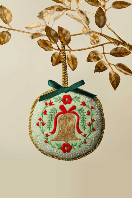 Christmastide Embroidered - Bells | Rifle Paper Co.
