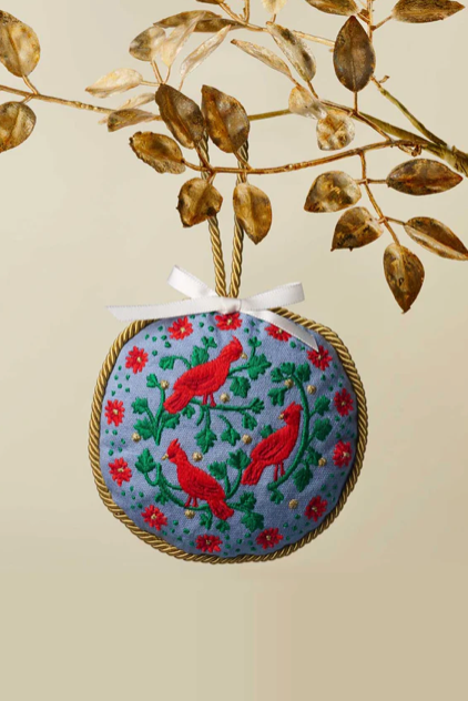 Christmastide Embroidered - Cardinals | Rifle Paper Co.