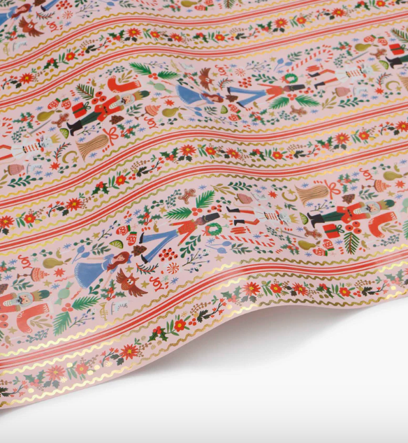 Holly Jolly Nutcracker Continuous Wrapping Roll | Rifle Paper Co.