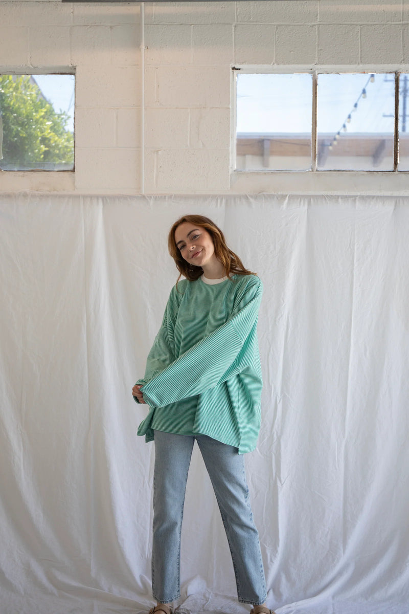 Dani Oversized Top - Green