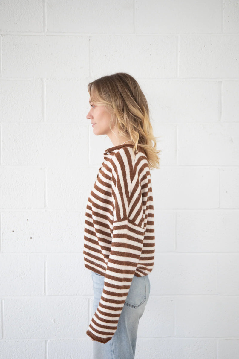 Piper Cardigan - Brown