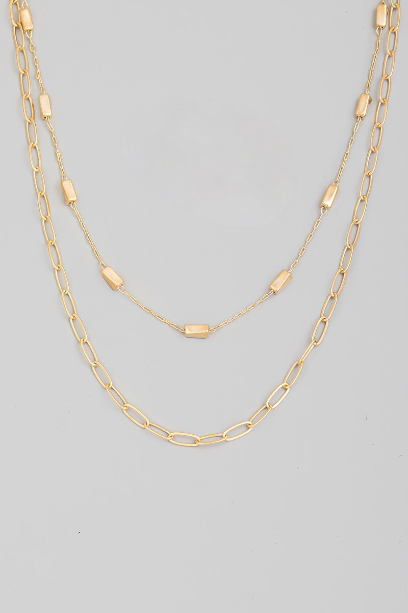 Buy Gold Multichain Necklace, Layered Gold Necklace, Layered Necklace Set,  Layered and Long Necklace, Gold Necklaces for Women, Layered Chain Online  in India - Etsy