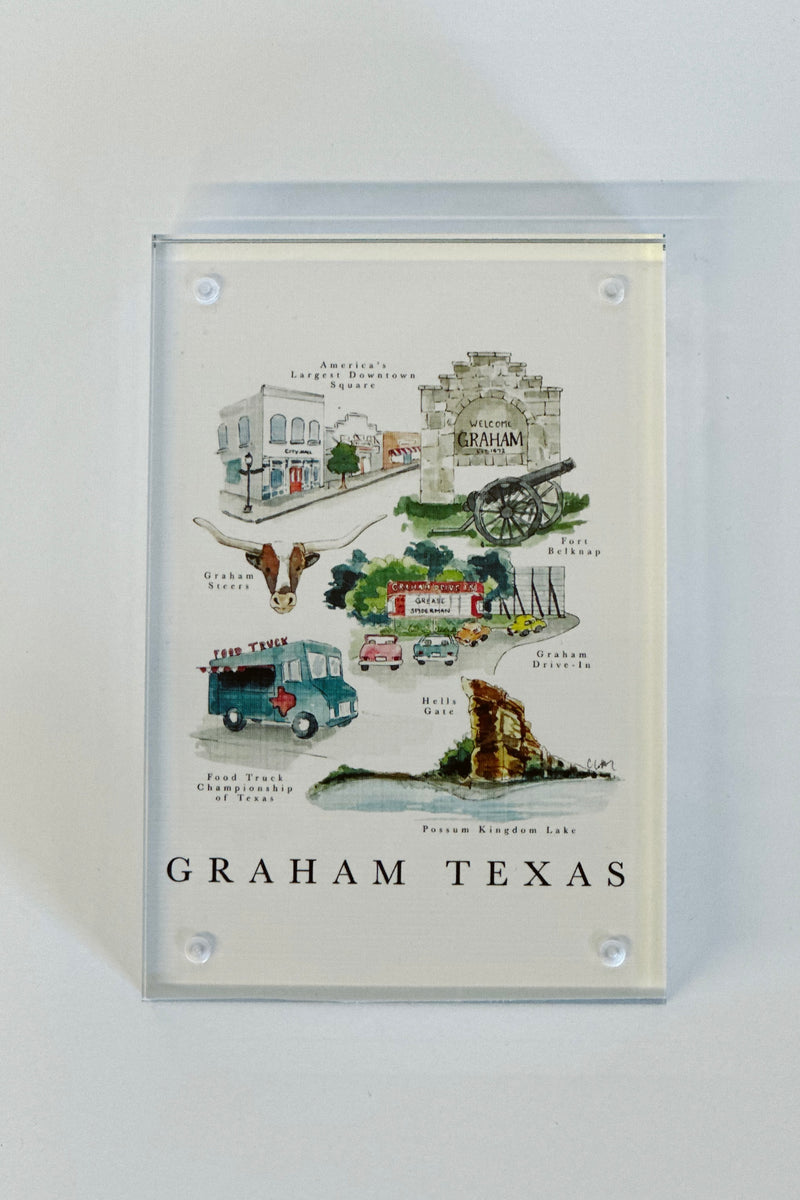Graham Acrylic Framed Print