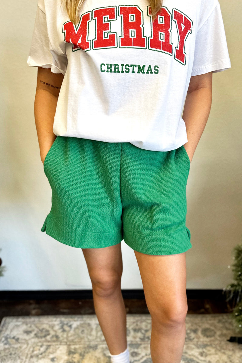 'Merry Christmas' Stencil Tee