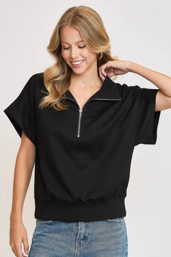 'On the Move' Top - Black