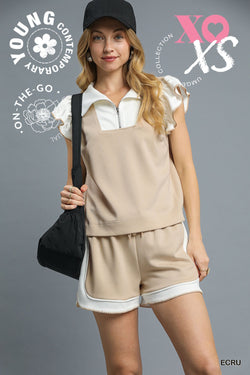 Luxeknit Ruffle Sleeve Top