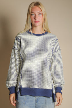 'Free Play' Top - Navy