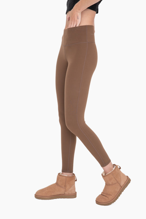 'Everyday Essential' Leggings - Brown