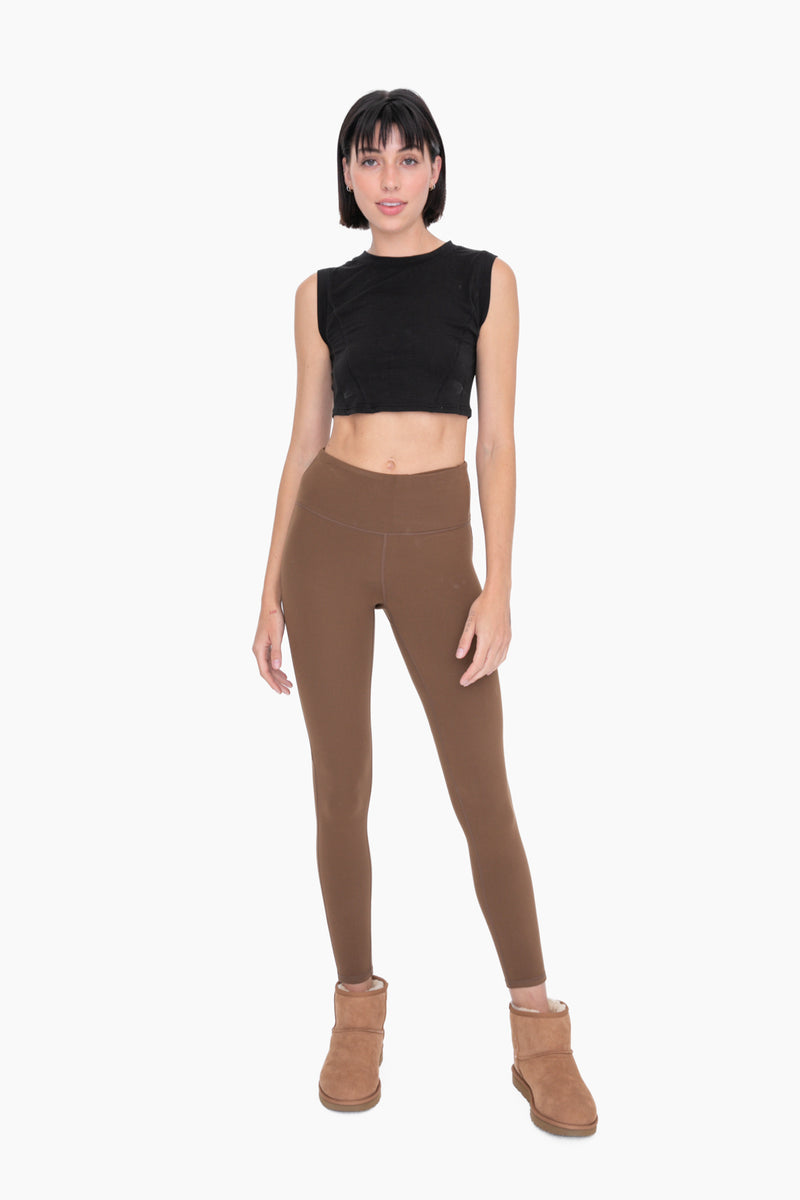 'Everyday Essential' Leggings - Brown