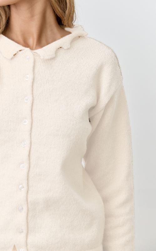 'Wishful Thinking' Cardigan - Ivory