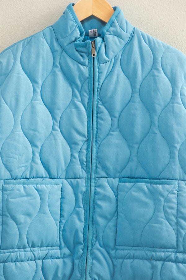 'Feels Just Right' Jacket - Ocean