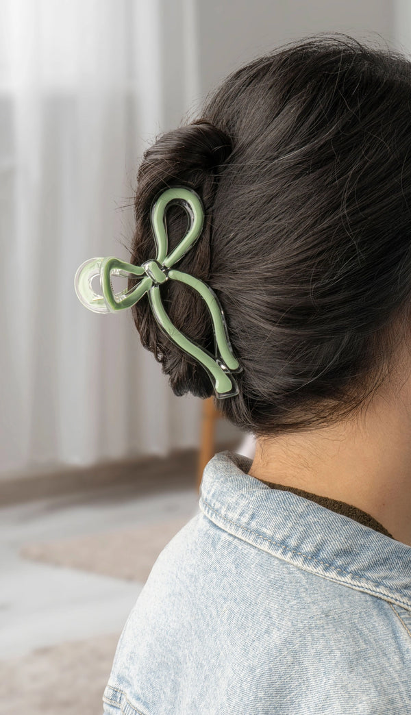 Very Demure Bow Hair Clip