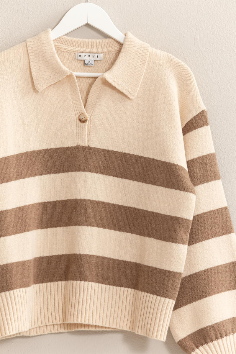 'Caught Up' Sweater - Camel