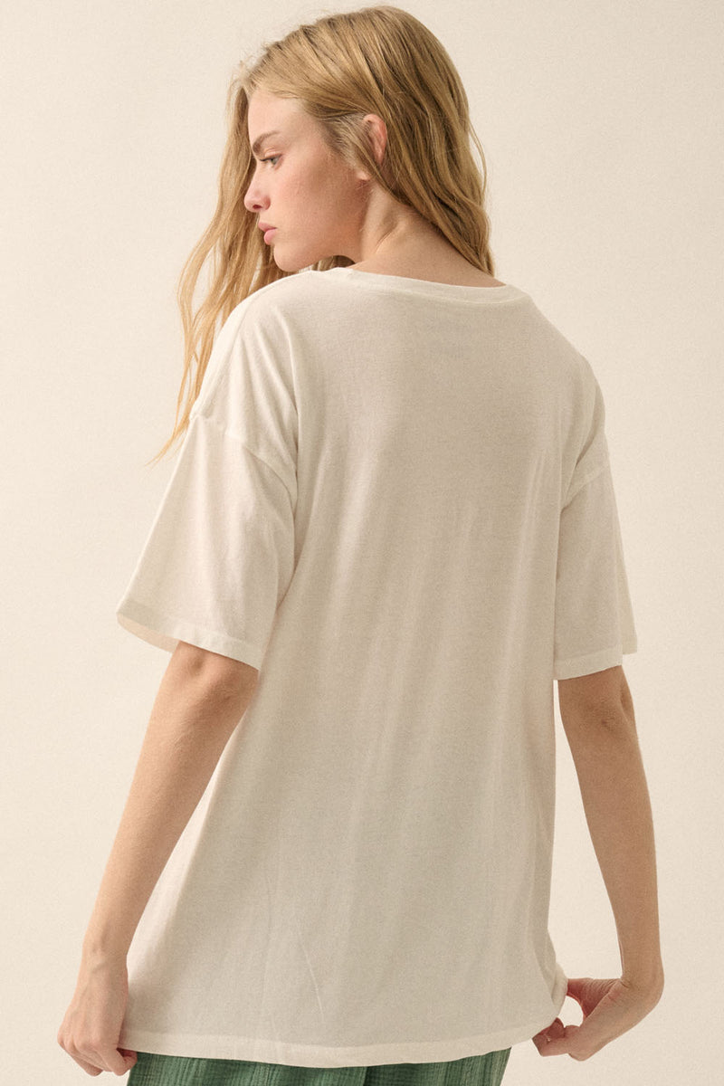 Quotes Oversized Graphic Tee
