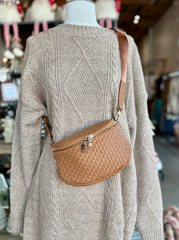Birdie Crossbody Bag - Tan