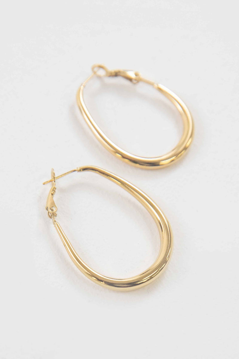Oro Hoop Earrings | Gold