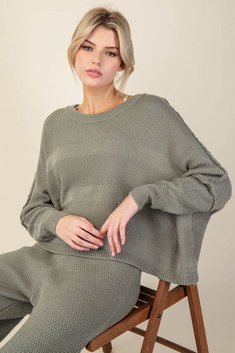 'Be Cozy' Sweater Set