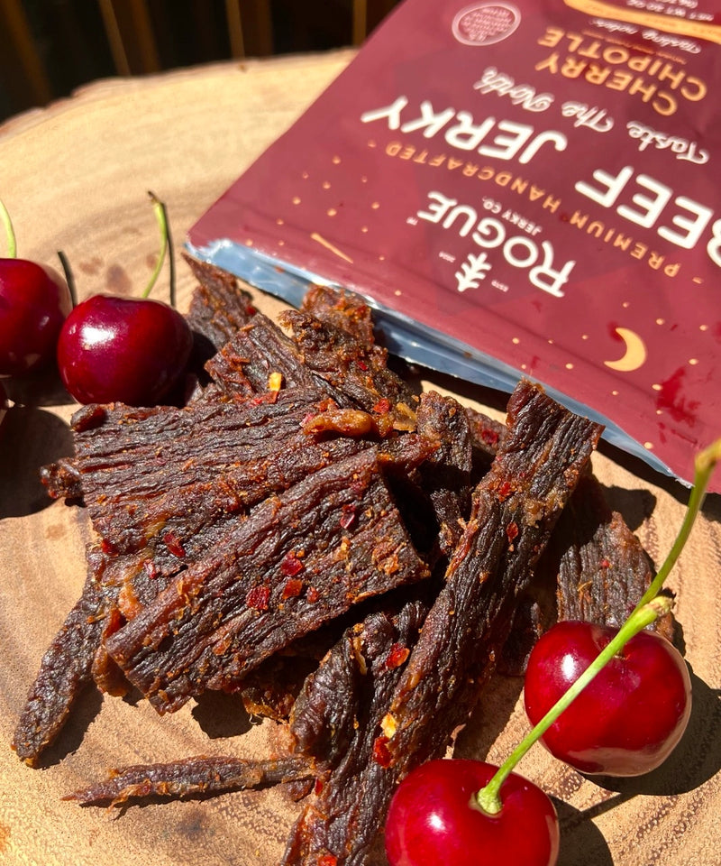 Cherry Chipotle Beef Jerky | Rogue Jerky Co