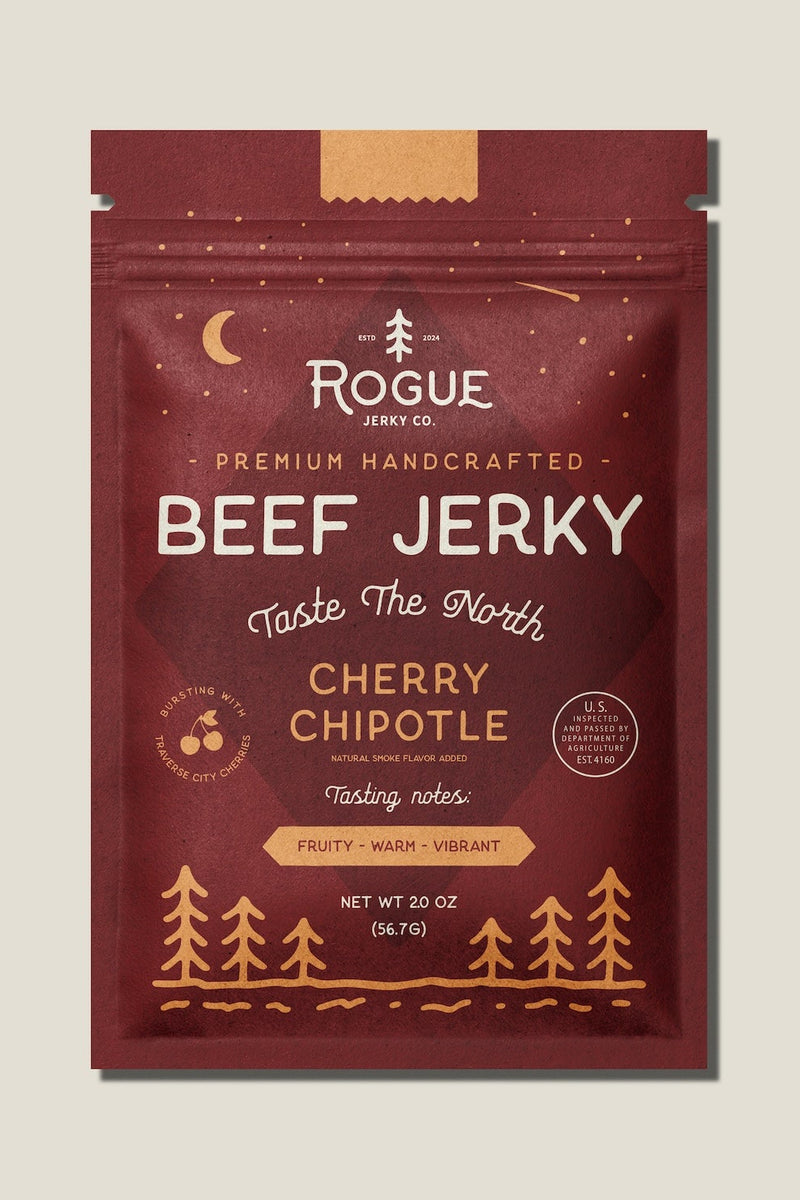 Cherry Chipotle Beef Jerky | Rogue Jerky Co