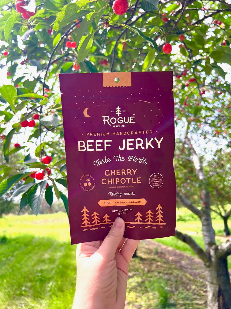 Cherry Chipotle Beef Jerky | Rogue Jerky Co