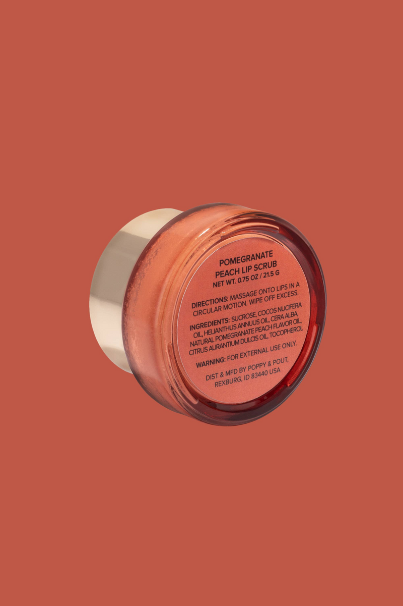 Pomegranate Peach Lip Scrub