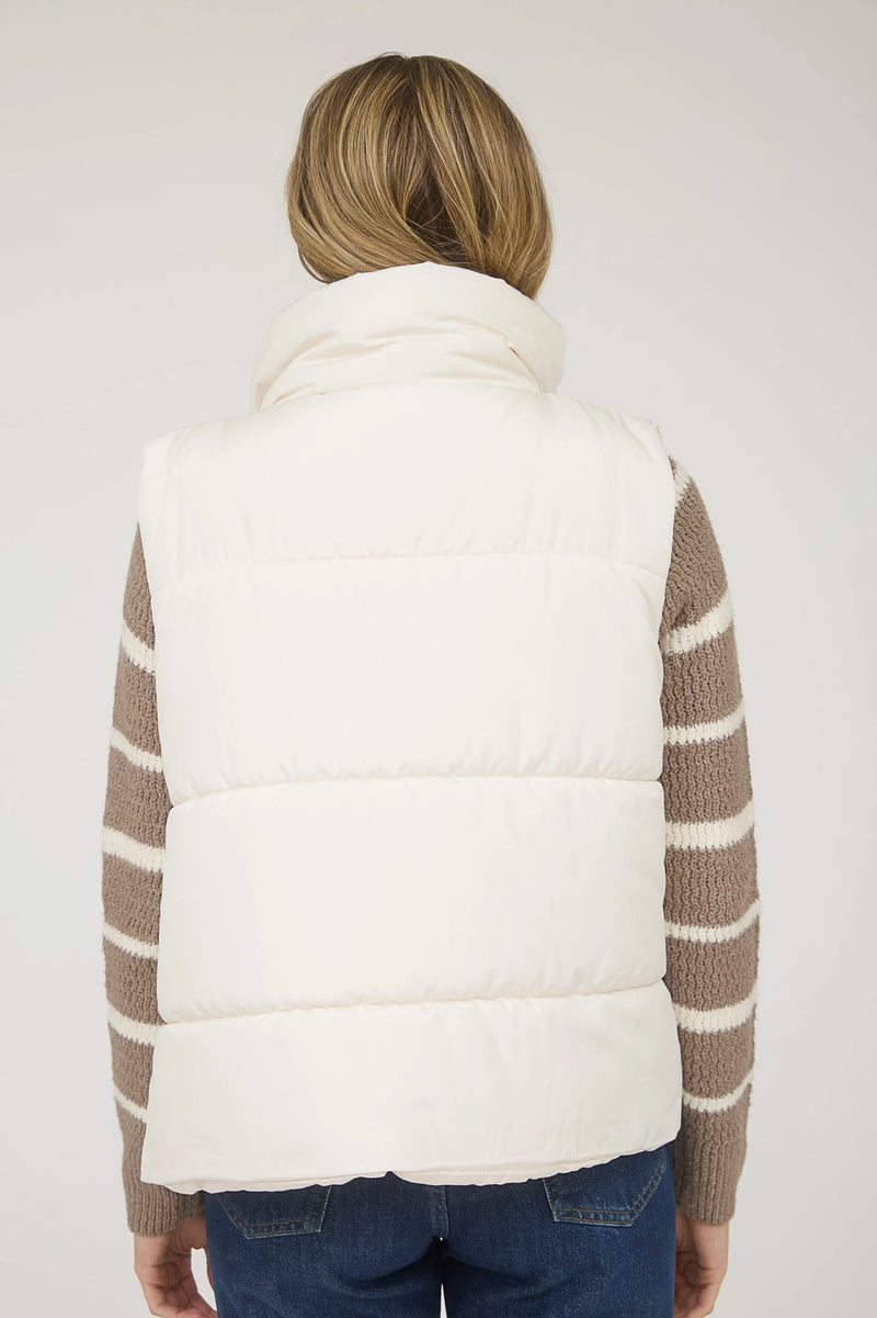 Puffer Vest - Ivory