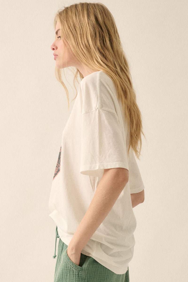 Quotes Oversized Graphic Tee