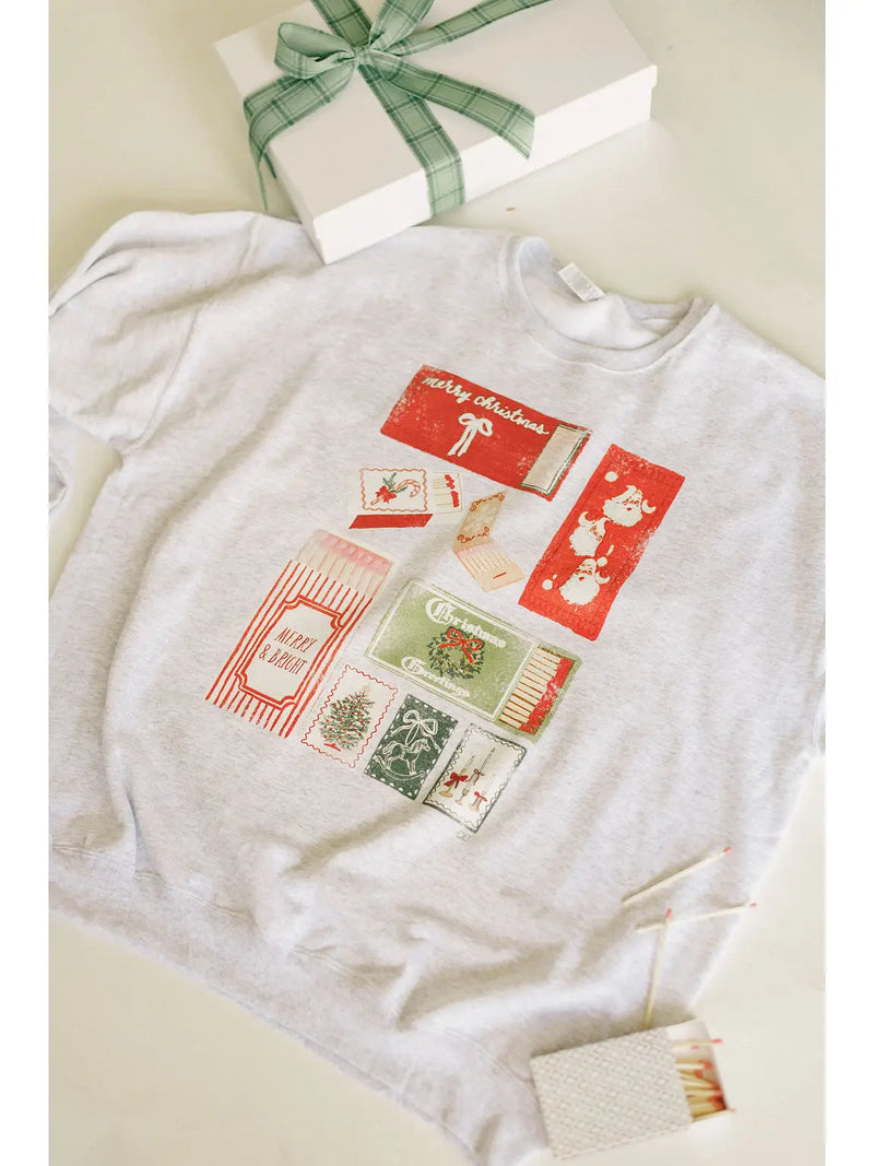 Merry & Bright Match Box Sweatshirt