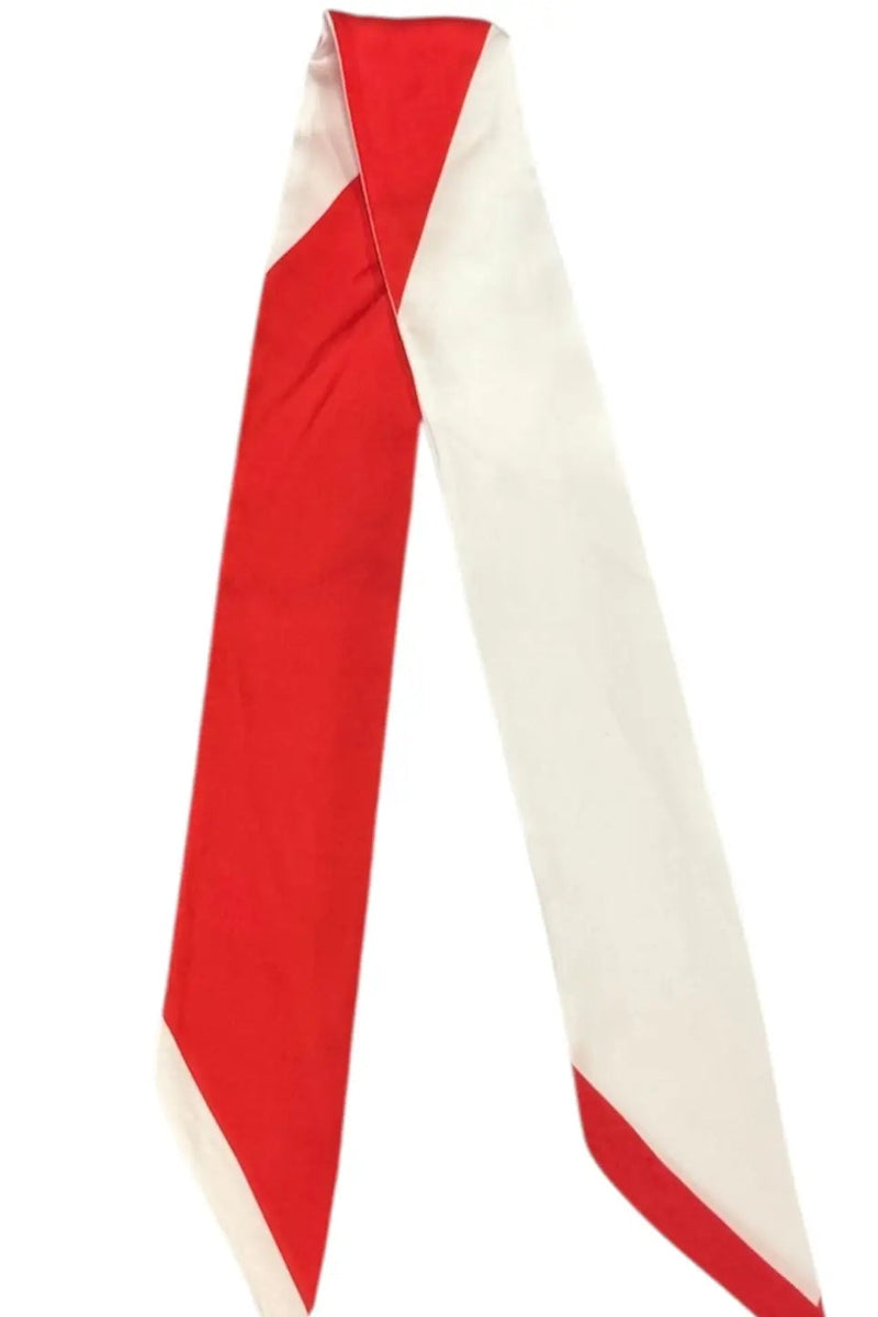 Twilly Scarf - Red/White
