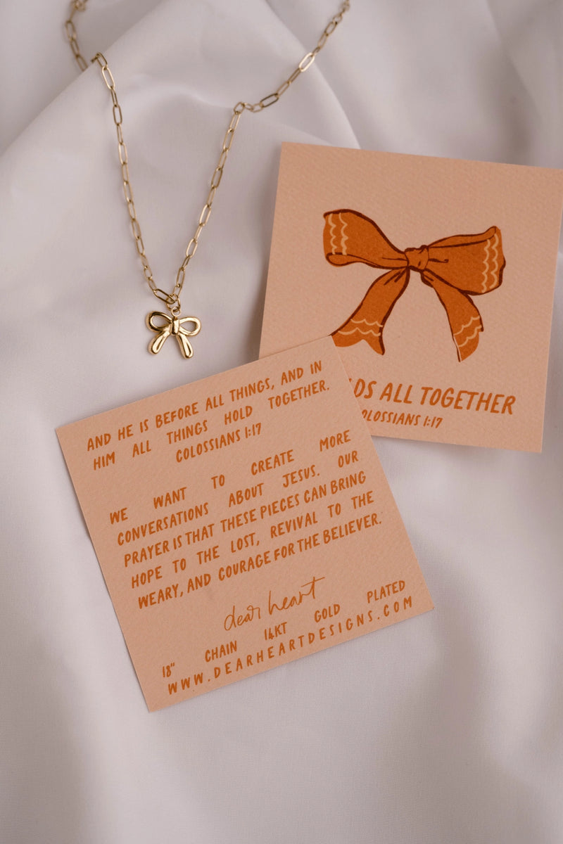 He Holds All Together  Necklace | Dear Heart