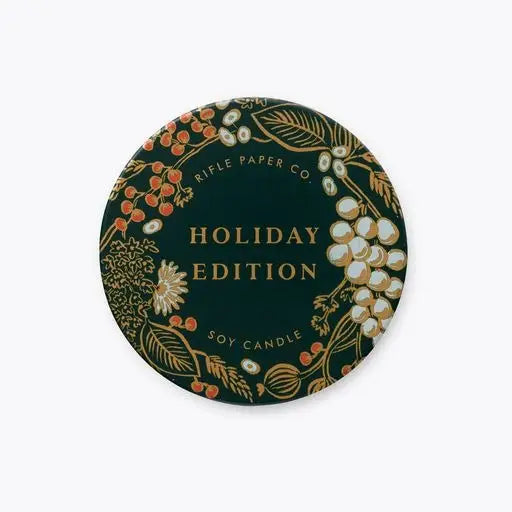 Holiday 3 oz Tin Candle | Rifle Paper Co.