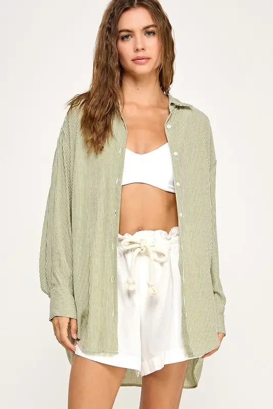 'Dreamt Of' Top - Olive