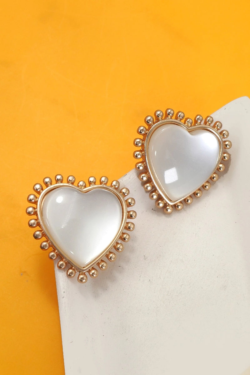Heart Stud Earrings