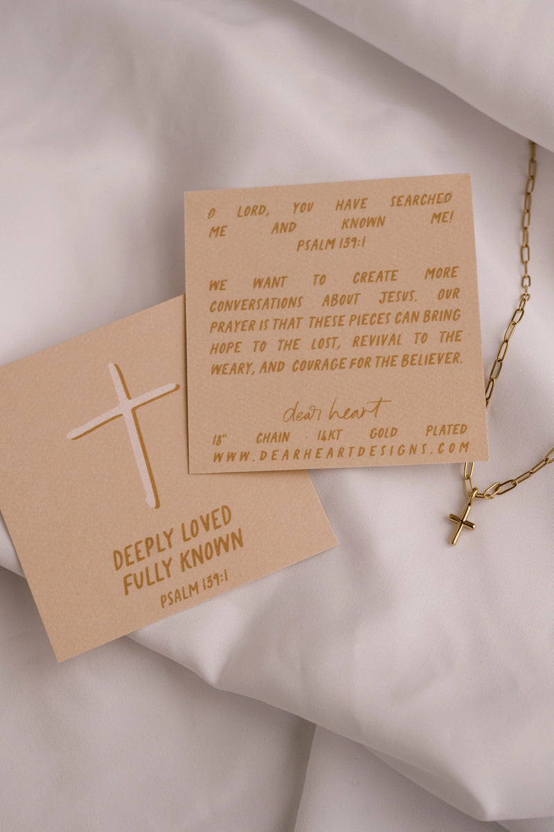 Deeply Loved Fully Known Necklace | Dear Heart