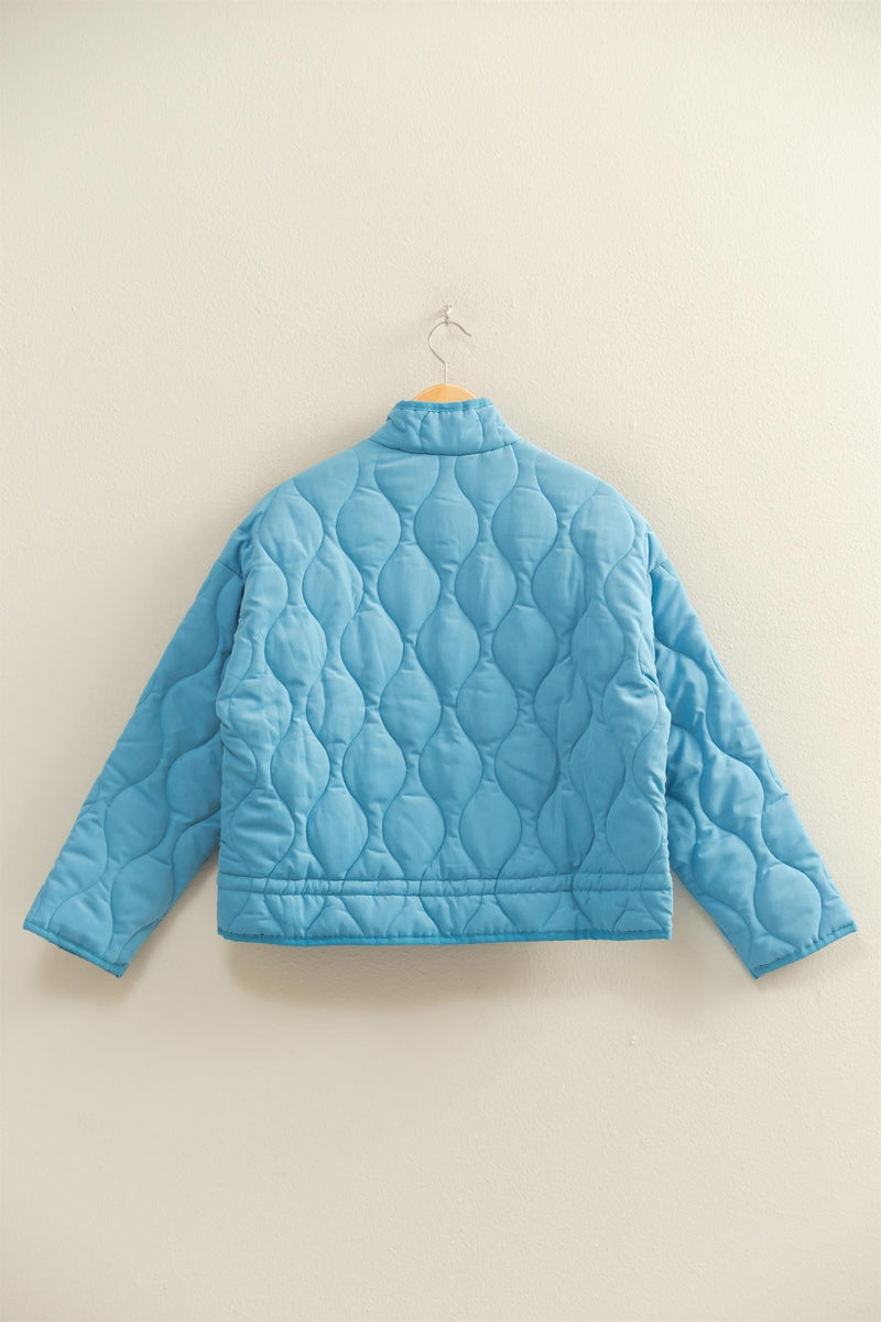 'Feels Just Right' Jacket - Ocean