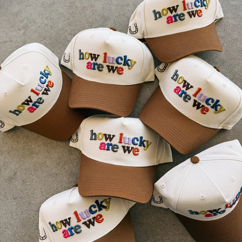 How Lucky Are We Trucker Hat