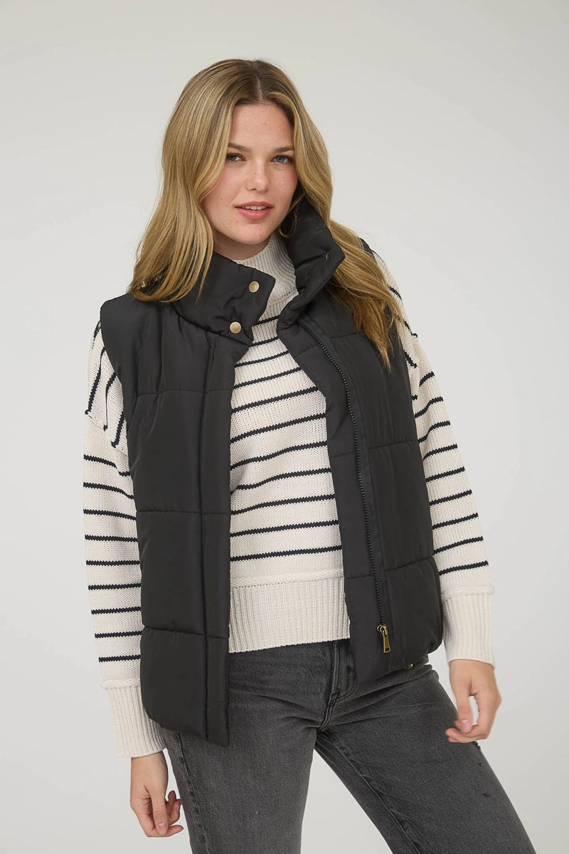 Puffer Vest - Black