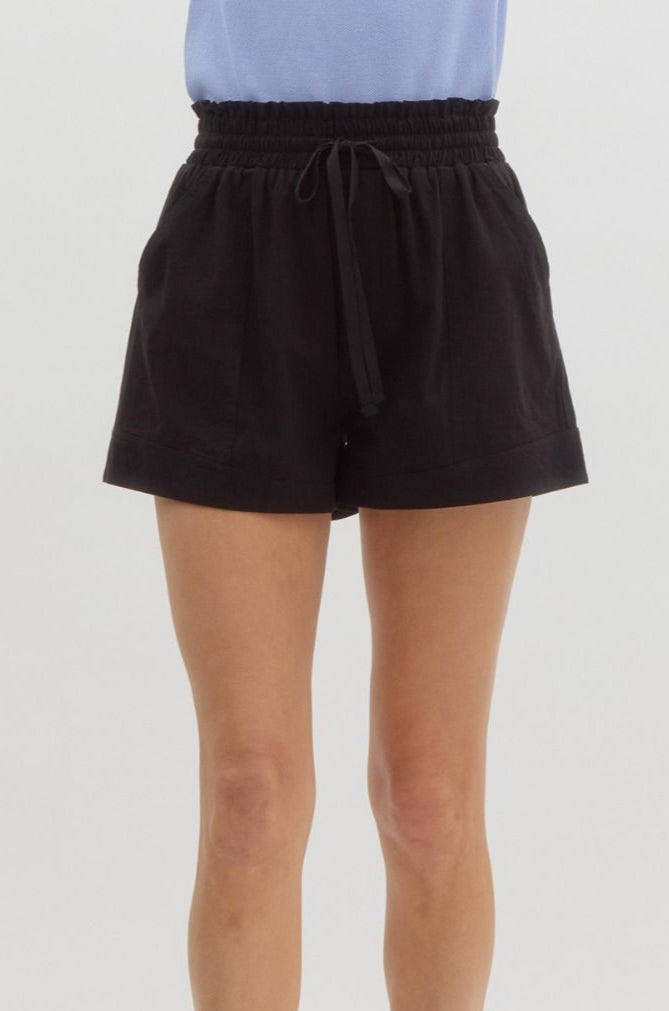 'For the Moment' Shorts - Black