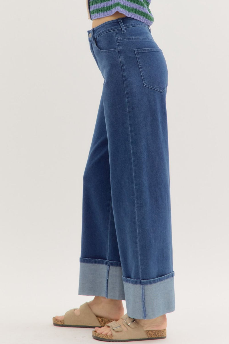 'Off We Go' Wide Hem Pants
