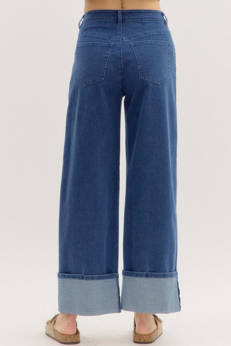 'Off We Go' Wide Hem Pants
