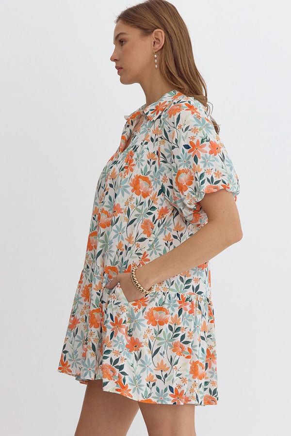 'Orange Blossom' Dress