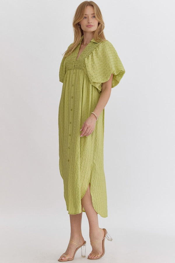 'Journey of Love' Dress - Lime